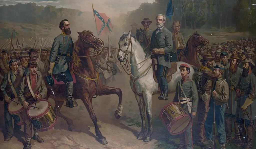Battle of Chancellorsville, Last Meeting of Lee and Jackson, Painting