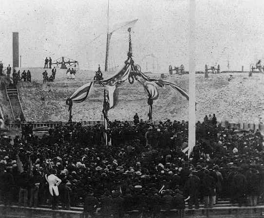 Fort Sumter, April 14, 1765, Raising of the Old Flag, OCWC