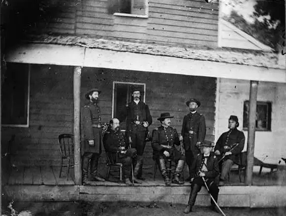 General Alexander McCook and Staff, OCWC