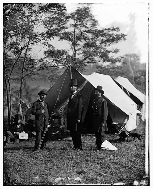 Lincoln, Pinkerton, and McClelland at Antietam, OCWC