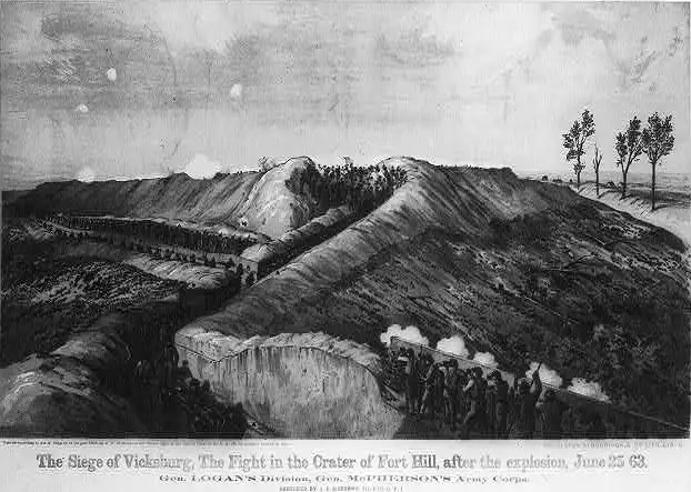 Siege of Vicksburg, Fight in the Crater, OCWC